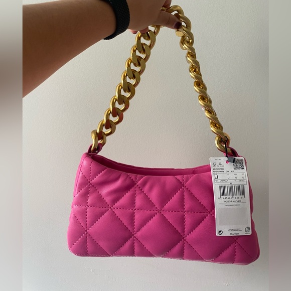Quilted chain shoulder bag - Picture 4 of 7